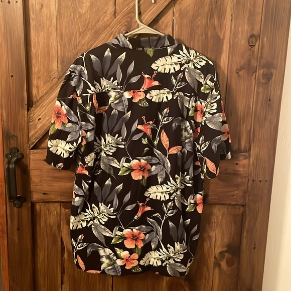 Joe Marlin Mens Hawaiian Shirt Large - Picture 2 of 5